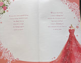 Mum Birthday - Large 8 Page Red dress