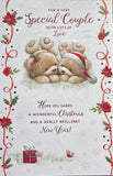 Special Couple Christmas - Cute Bears Lying Down