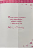 Daughter Birthday - Garden Scene Pink