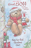 Son Christmas - Cute Bear On Tree