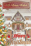 Open Christmas - Traditional House And Tree