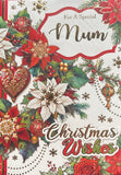 Mum Christmas - Traditional Wreath Christmas Wishes