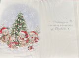 From Our House To Yours Christmas - Cute Bears And Tree