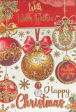 Open Christmas - Traditional Red And Gold Baubles