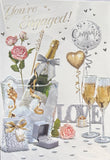 Engagement - Champagne & Glasses Left