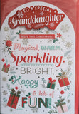 Granddaughter Christmas -  writing
