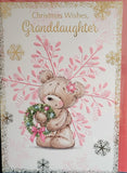 Granddaughter Christmas - Pink star