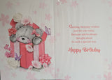 Open Female Birthday - Cute Bear big box