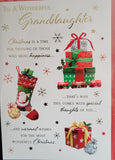 Granddaughter Christmas - Stocking and present