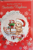 Nephew Christmas - Cute Bear red