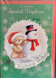 Nephew Christmas - Cute Bear green