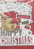 Son Christmas - Cute Bear And Gift Box