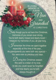 Nan & Grandad Christmas Grave Card