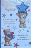 Nephew Birthday - Cute Bear And Star