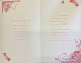 Mum Birthday - Large 8 Page pink dress