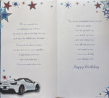 Husband Birthday - Large 8 page Car