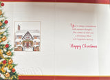 Open Christmas - Traditional House And Tree