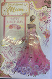 Mum Birthday - Large 8 Page pink dress