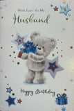 Husband Birthday - Cute Bears With Stars