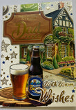 Dad Birthday - Traditional Pub Blue Beer Bottle