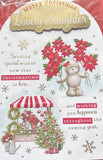 Daughter Christmas - Cute Flowers And Stall