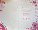 Wife Birthday - Traditional Flowers & Words