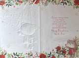 Niece Christmas - Cute Bear And Flowers