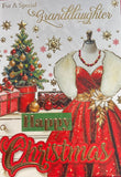 Granddaughter Christmas - Red Dress And Handbag