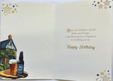 Dad Birthday - Traditional Pub Red Beer Bottle