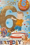 Son 6 Birthday - Badged