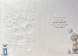 Grandad Birthday - Cute Gift Box And Balloons