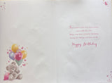 Great Granddaughter Birthday - Cute Bears and Balloon