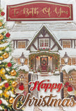 To Both Of You Christmas - Traditional House Scene Happy