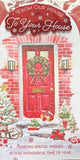 From Our House To Your House Christmas - Slim Traditional Red Door