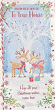 From Our House To Yours christmas - Slim Cute Reindeers