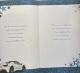 Husband Birthday - Large 8 page Car