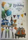 Open Male Birthday - Traditional Beer, Balloons & Presents