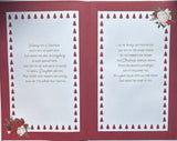 Daughter Christmas - Large 8 Page Flowers With Love