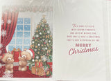 Nan & Grandad Christmas - Cute Bears And Window
