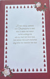 Daughter Christmas - Large 8 Page Flowers With Love