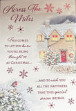 Across the Miles Christmas - Traditional House On Right