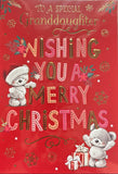 Granddaughter Christmas - Cute Bears Merry Christmas