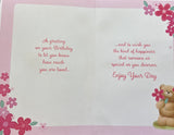 Daughter Birthday - Cute Bears Flowers