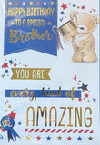 Brother Birthday - Cute Small Bear With Trophy