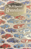 Grandson Birthday - Red & Blue Sports Cars