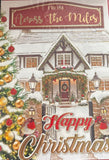 Across The Miles Christmas - Traditional House And Tree
