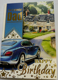 Dad Birthday - Traditional Blue Car
