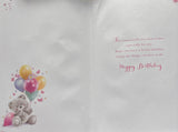 Daughter Birthday - Cute Bear And Balloons