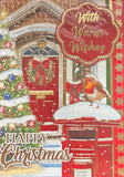 Open Christmas - Traditional Robin On Right