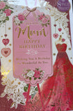 Mum Birthday - Large 8 Page Red dress